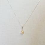 Pink Pearl Rhinestone Neckl..