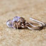 Indigo Violet Iolite Earrin..