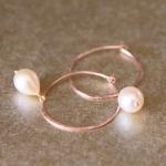 DROPS--Hammered Rose Gold F..