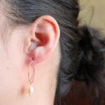 DROPS--Hammered Rose Gold F..