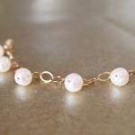 Large White Pearl Oval Gold..