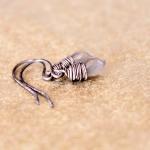 Gray Moonstone Earrings Ant..
