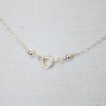 Pink Pearl Necklace Sterlin..